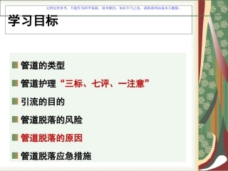 各种导管脱落应急预案课件