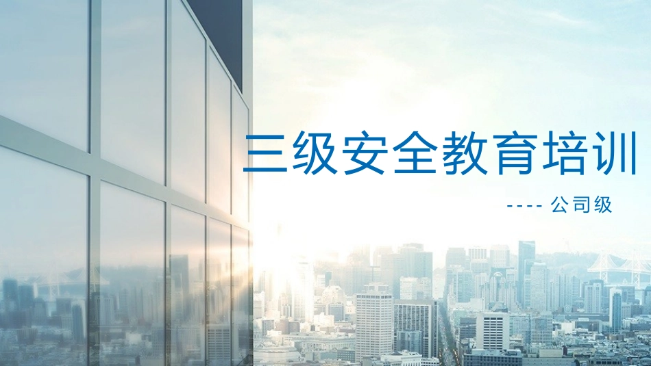 公司级安全教育_第1页