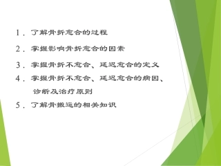 骨折不愈合延迟愈合