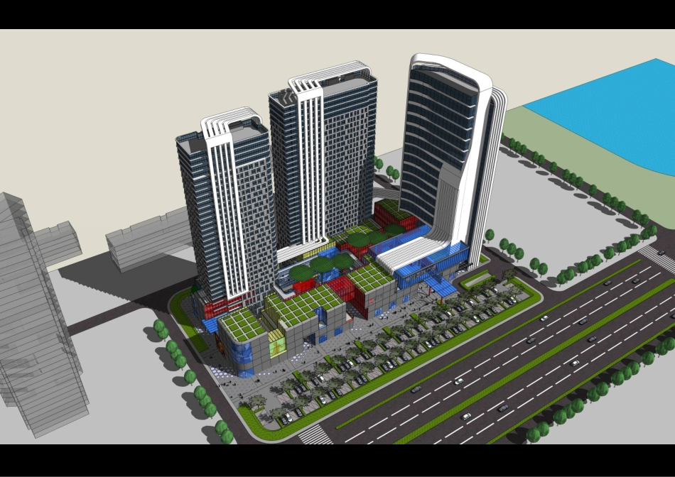 国际广场概念性规划方案设计_第3页