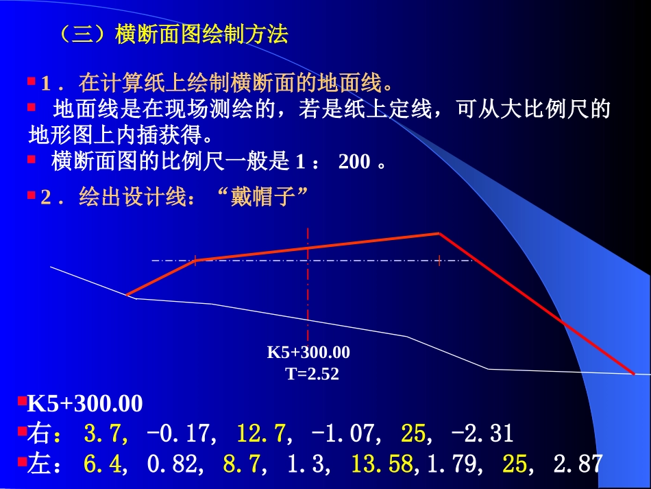横断面戴帽子土石方计算_第3页