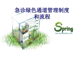 急诊绿色通道管理制度和流程优质课件