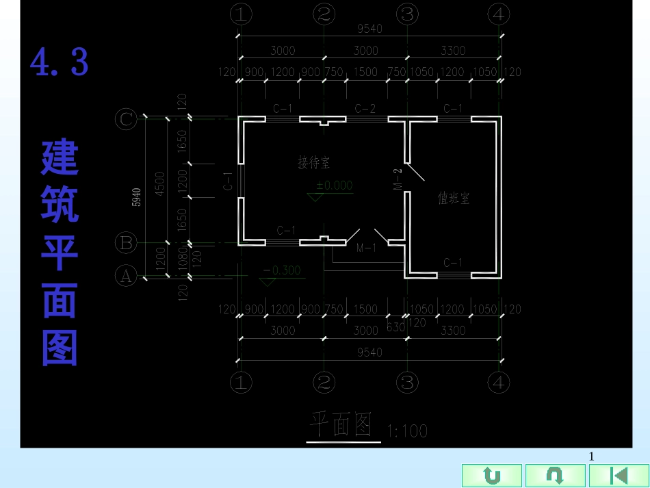 建筑施工平面图的绘制方法_第1页