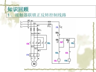 接触器按钮双重联锁正反转控制线路