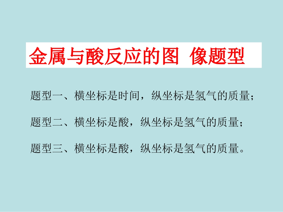 金属与酸反应的图像_第2页