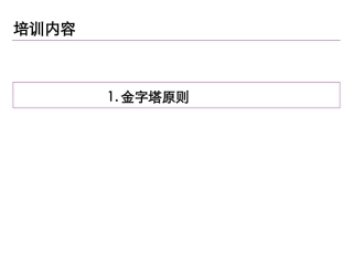 课件MECE培训
