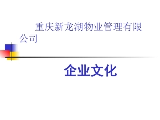 龙湖物业企业文化