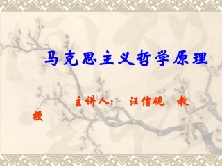 马克思主义哲学原理