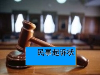民事起诉状的概念