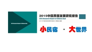 民宿发展研究报告