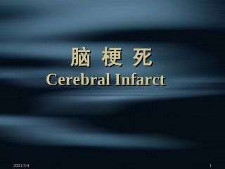 脑梗死教学教案