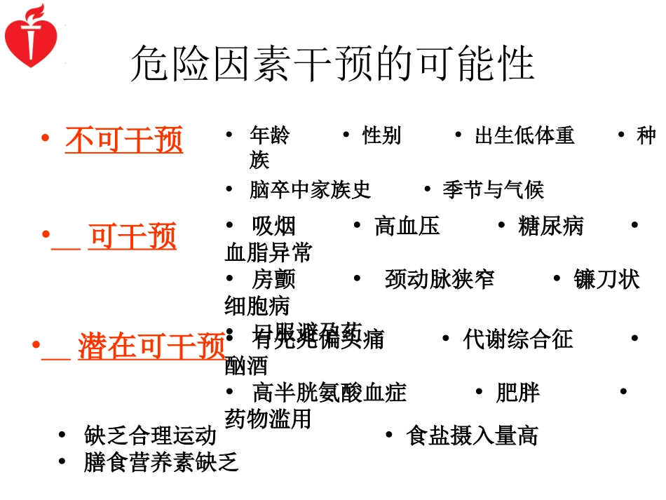 脑卒中的一级预防优质课件_第3页