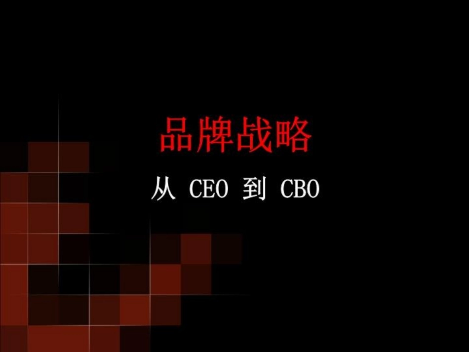 品牌战略培训课件_第1页