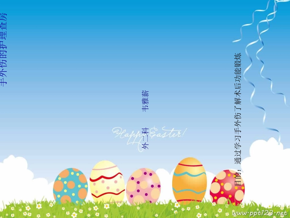 手外伤的护理查房本_第1页