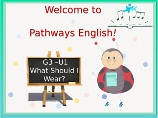 双线英语绘本G3-L1-WhatShouldIWear