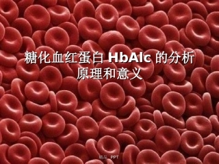 糖化血红蛋白教学课件