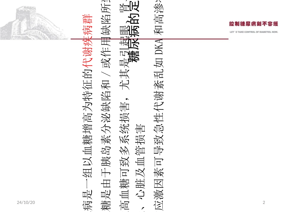 糖尿病诊疗指南优质课件_第2页