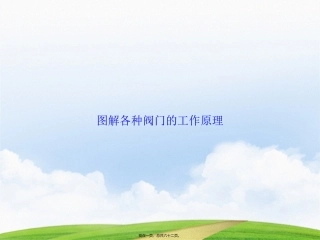 图解各种阀门的工作原理讲课文档