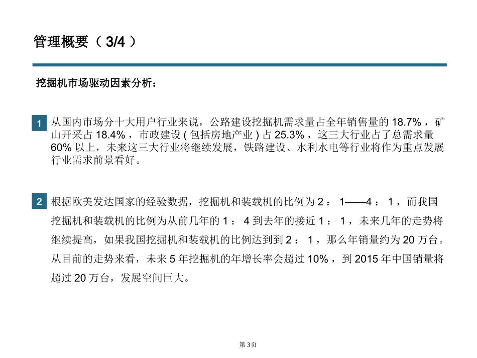 挖掘机市场研究报告_第3页