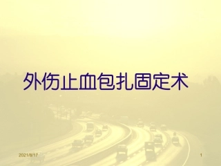 外伤止血包扎固定术