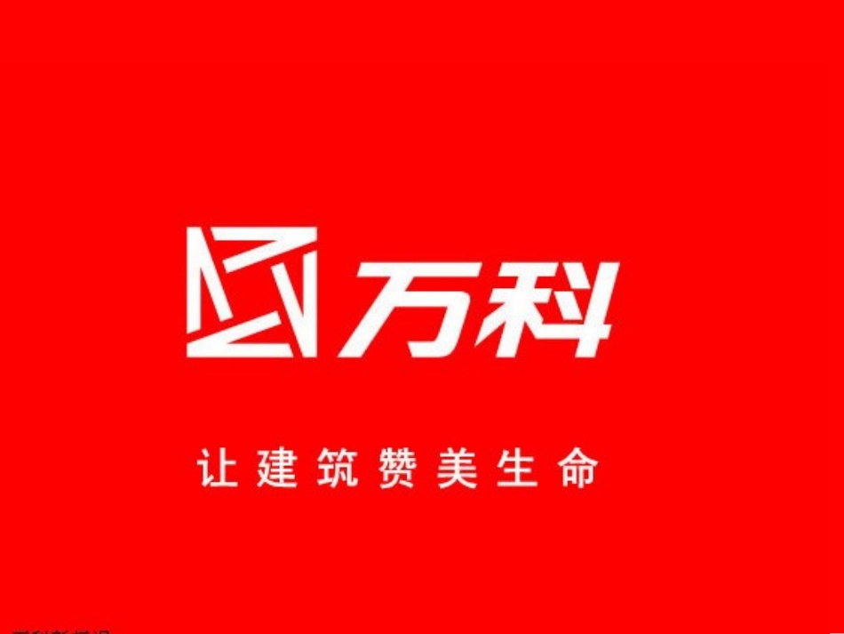 万科SWOT及财务分析_第1页