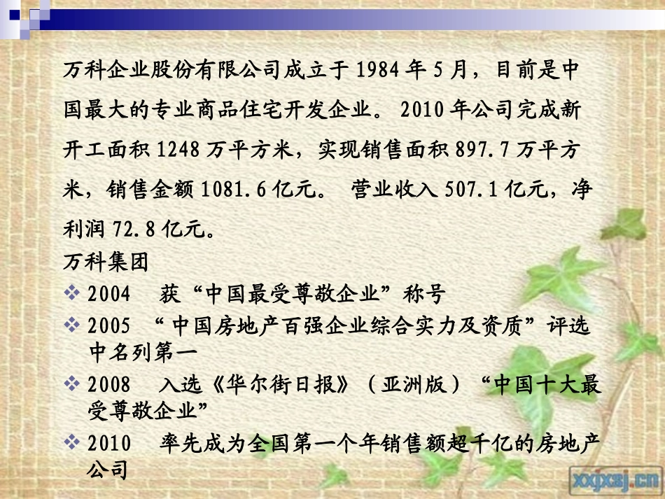 万科SWOT及财务分析_第3页