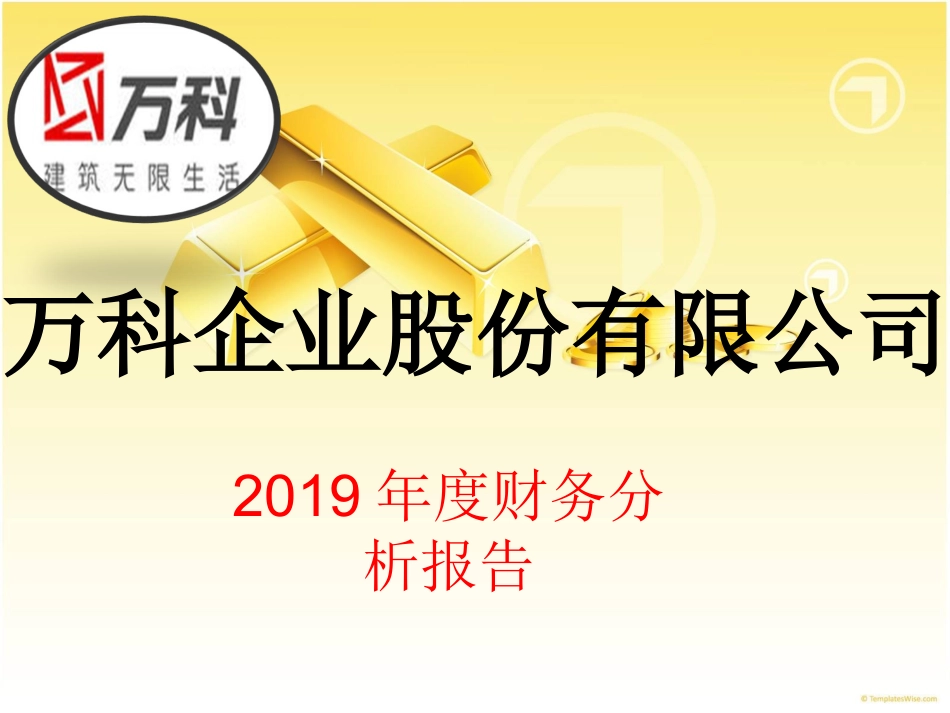 万科集团财务分析_第1页
