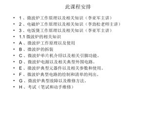 微波炉工作原理