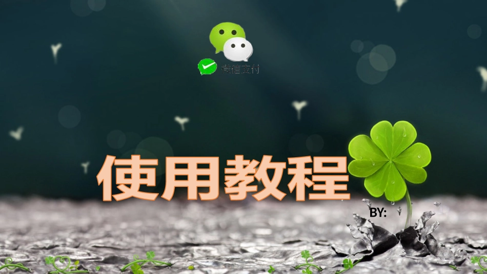 微信支付使用课件_第1页