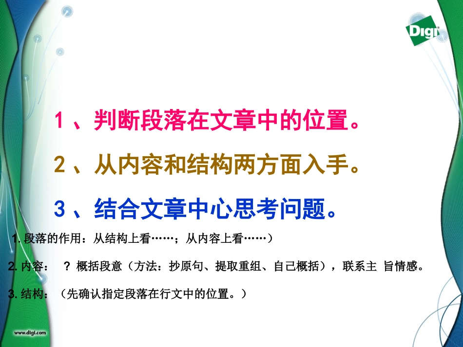 文章段落作用结构结构_第2页