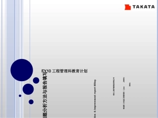 问题分析与改善报告