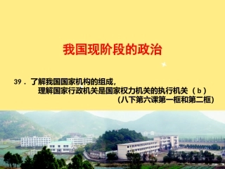 我国现阶段的政治