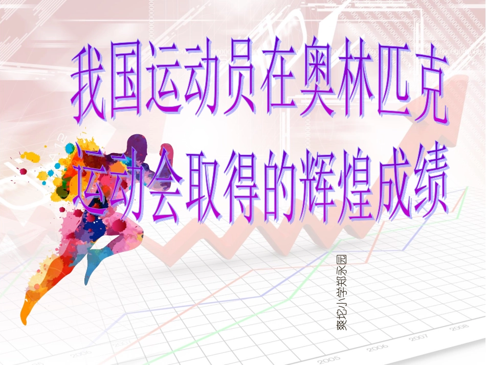 我国运动员在奥林匹克运动会取得的辉煌成绩课件小学体育与健康人教版五六年级全一册_第1页
