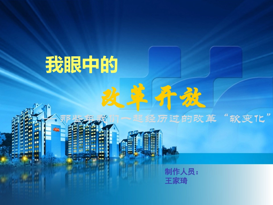 我眼中的改革开放展示_第1页