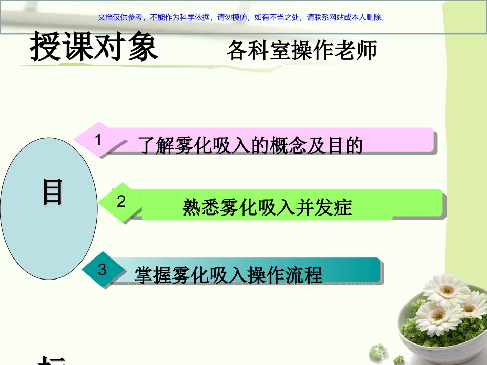 雾化吸入的操作技术课件_第1页