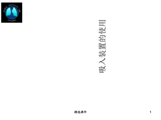吸入装置使用课件