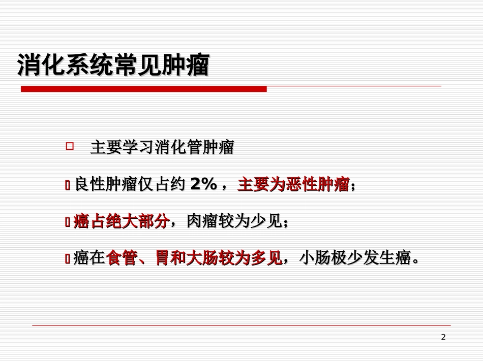 消化道肿瘤专题知识宣教优质课件_第2页