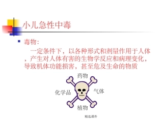小儿急性中毒