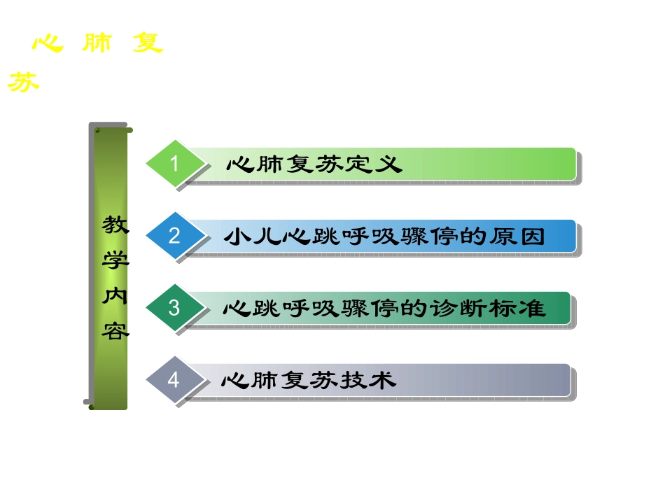 小儿心肺苏课件_第2页