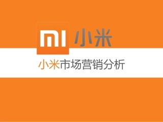 小米市场营销分析