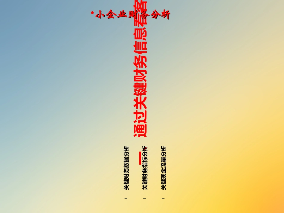 小企业财务分析技巧_第2页