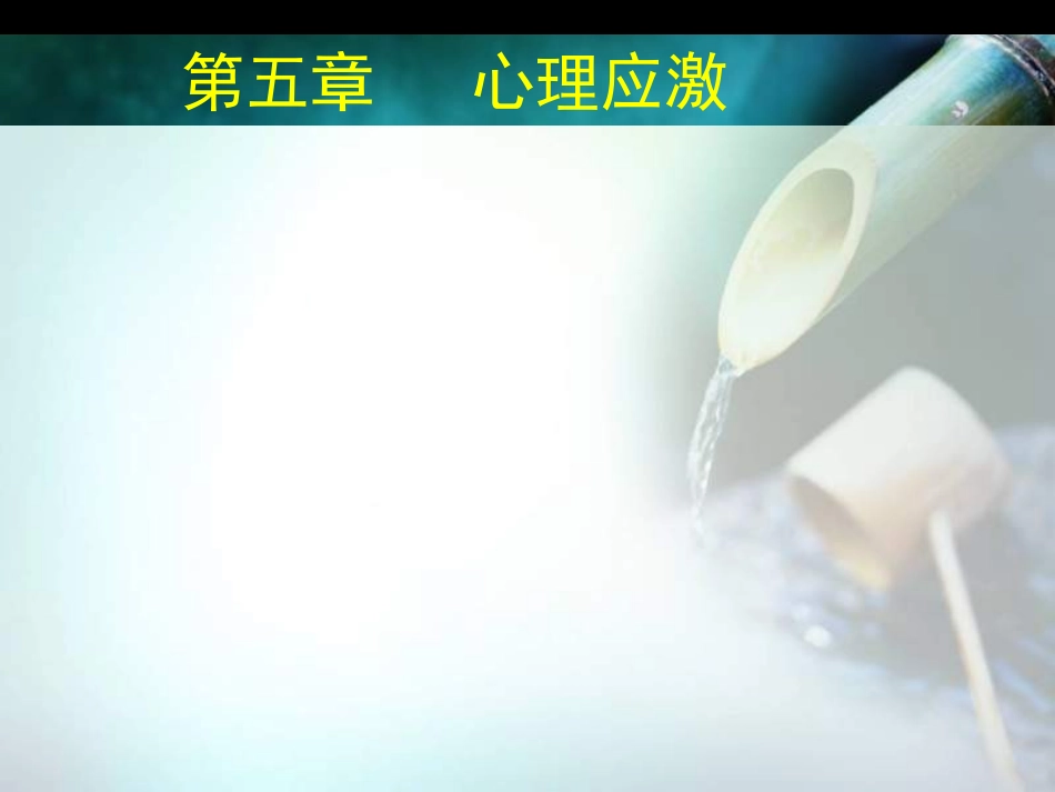 心理应激护理心理学课件_第3页