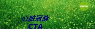 心脏冠脉CTA优质课件