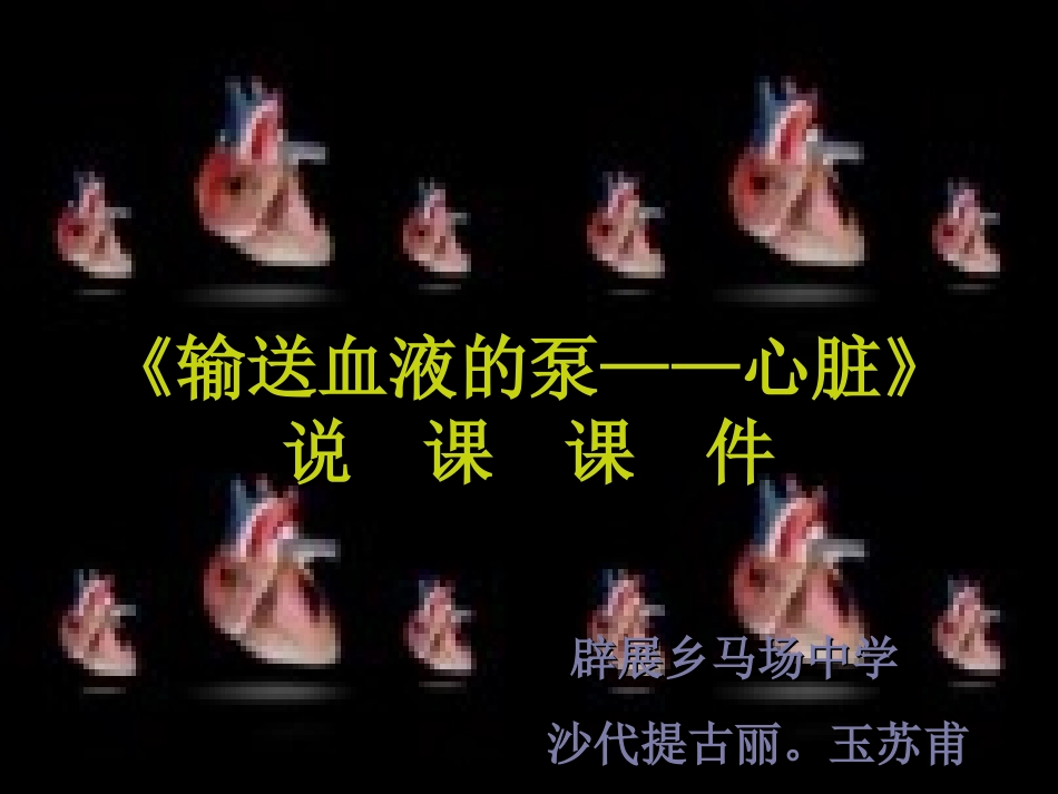 心脏说课解析_第1页