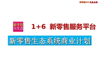 新零售生态系统商业计划