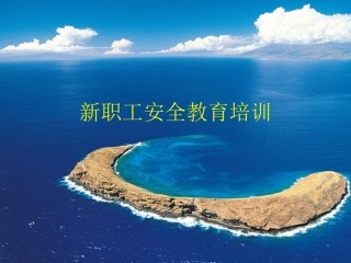 新员工三级安全教育公司级工厂级