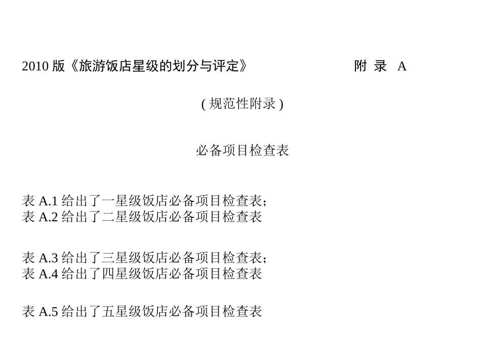 星级酒店必备项目检查表_第2页