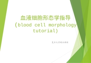 血液细胞形态学复旦大学精品课程