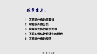 眼外伤教学课件