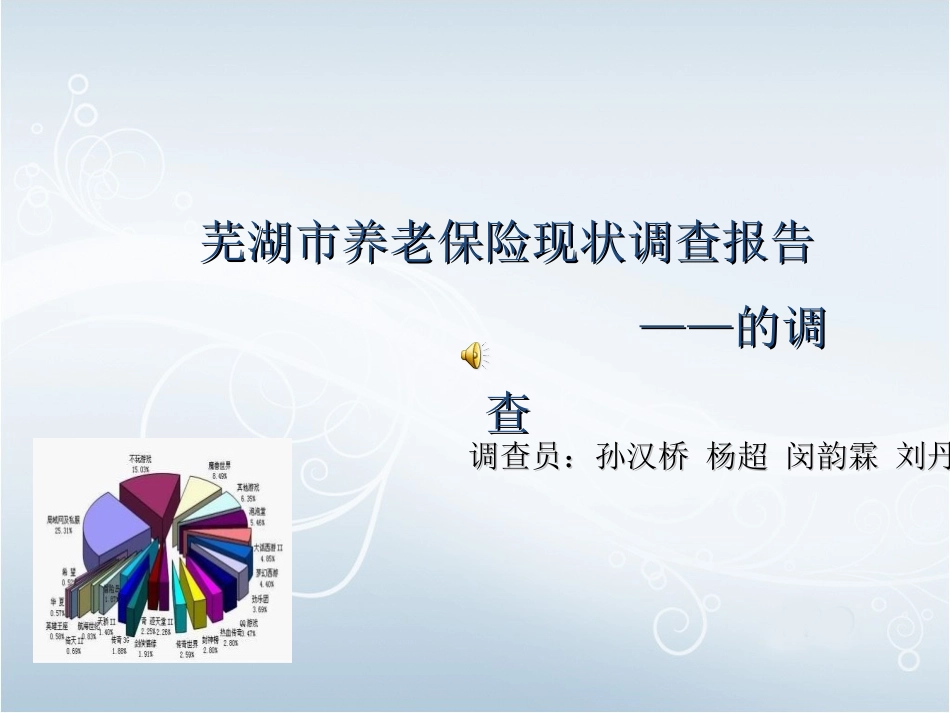 养老保险调查报告_第1页